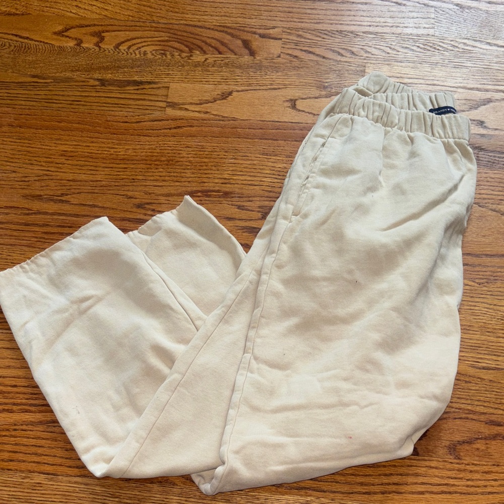 Brandy Melville Cream Joggers